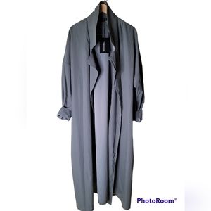 PRETTY❤️🔥🤩LITTLE THING PLUS KHAKI TRENCH COAT⬅️🔥😎🎬